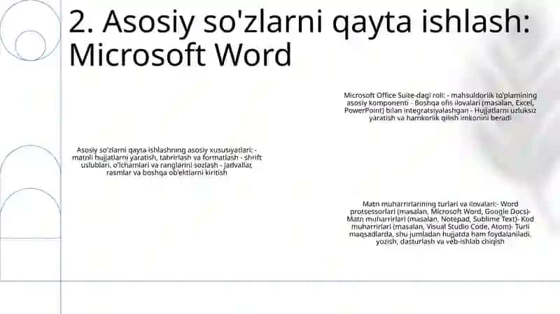 Ms Office Dasturlari Tarkibi 3
