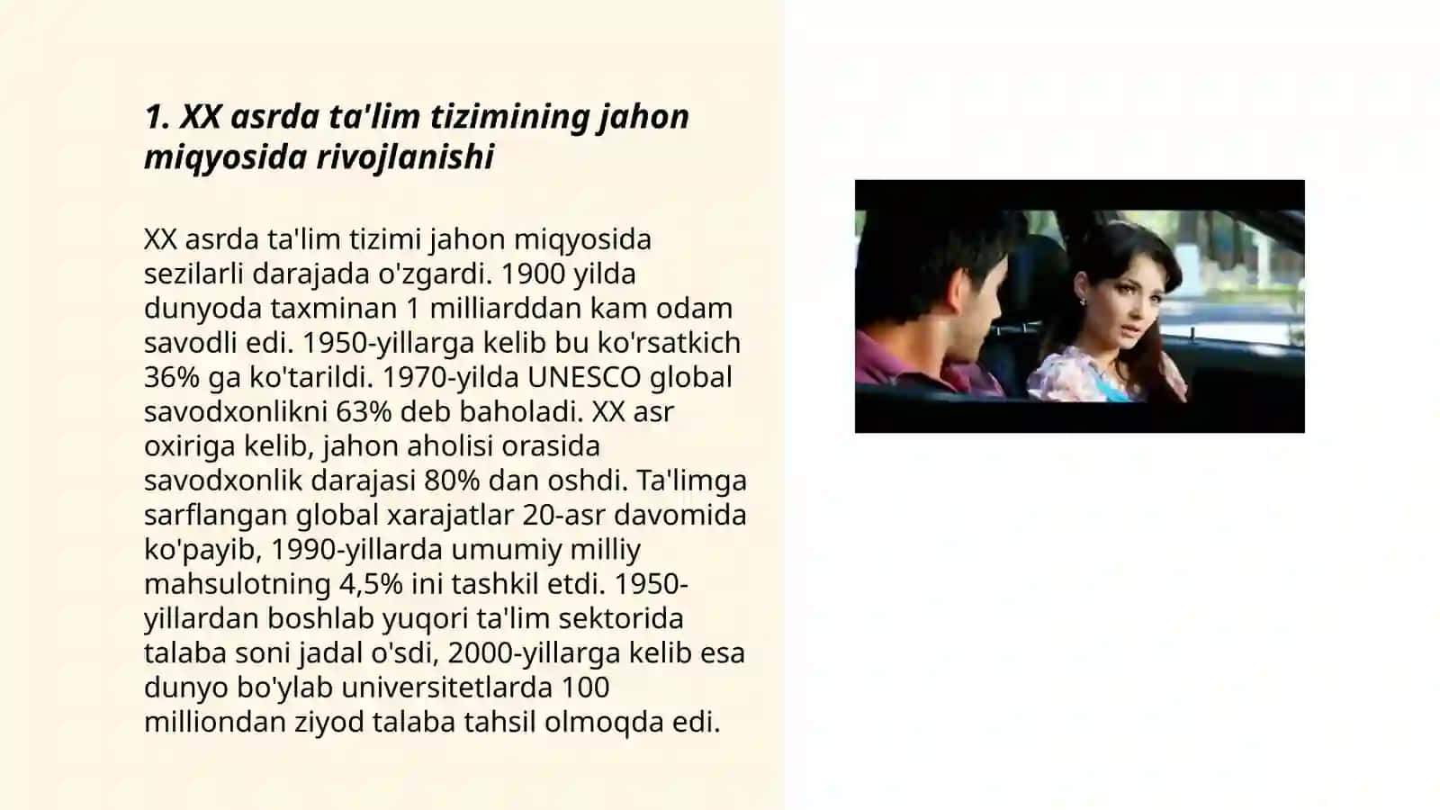 XX asr Jahon ta'lim tizimidagi global tendensiyalar 3