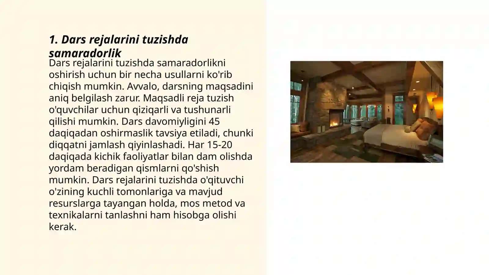 Oʻqituvchilarga tavsiyalar 3