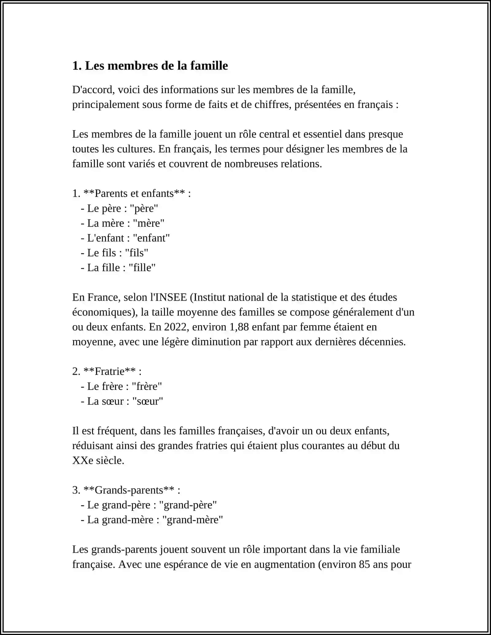 LA FAMILLE DE MON AMI(E) 3
