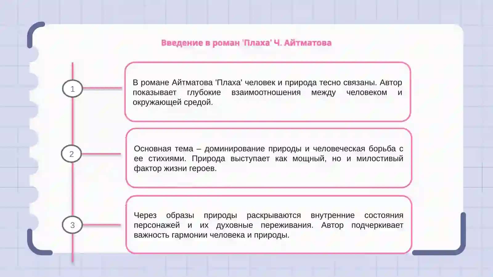 Человек и природа в романе Ч Айтматова Плаха 3