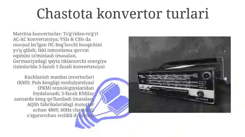 Chastota Konverteri Asoslari 3