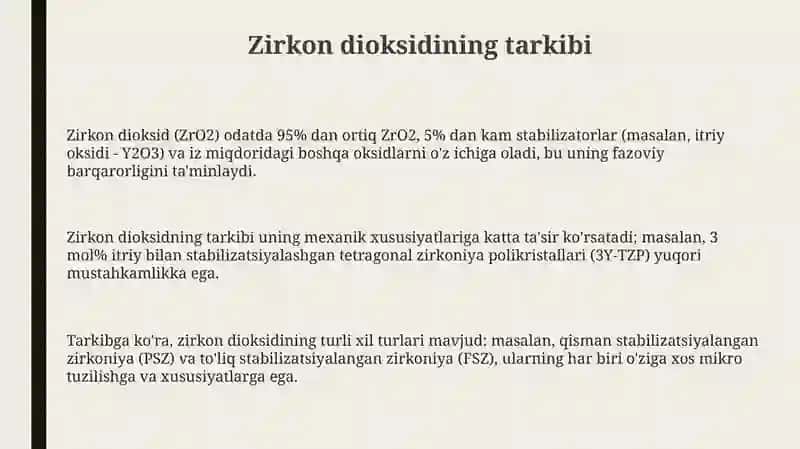 Zirkon dioksid 3