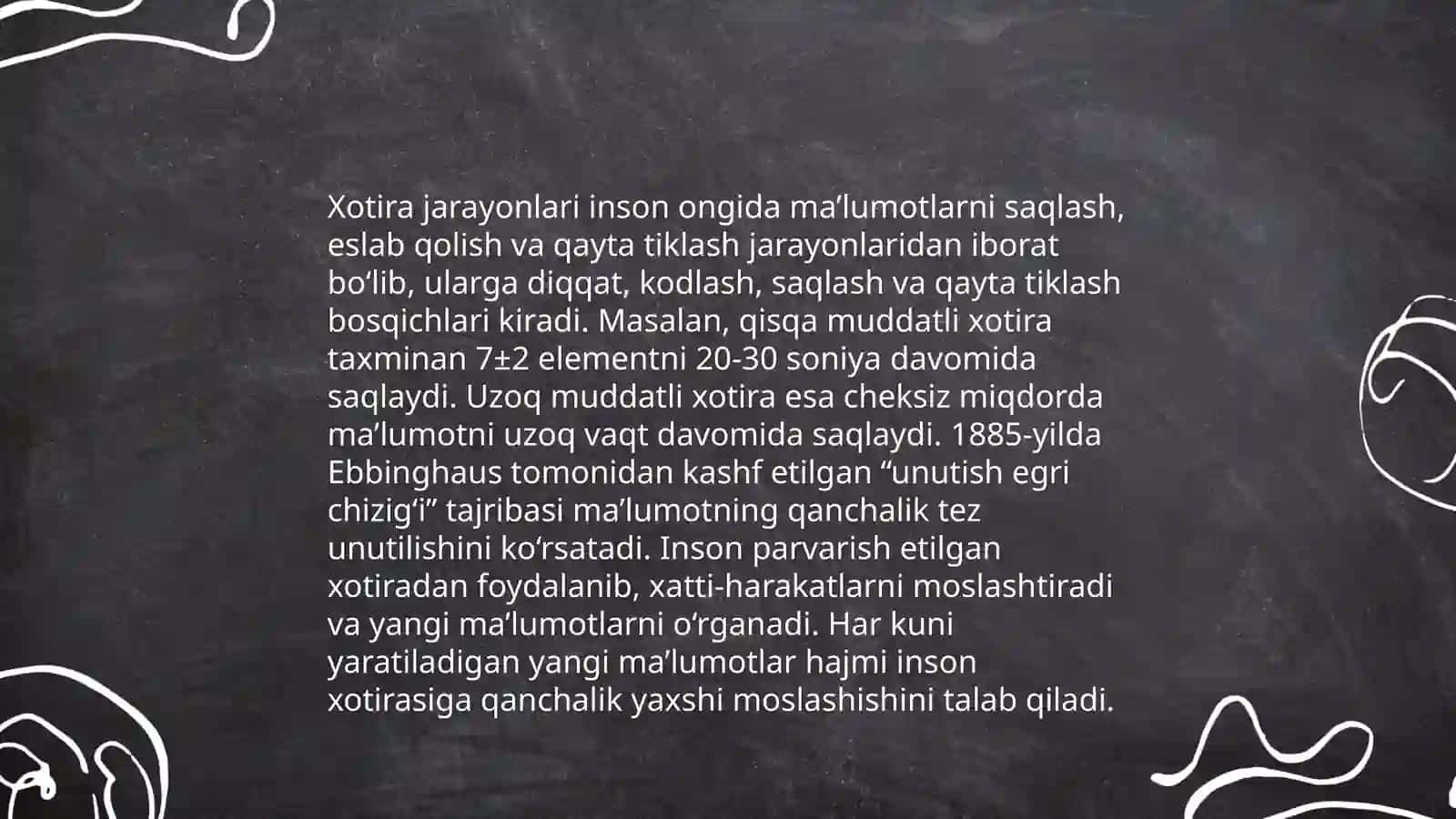 Psixik jarayonlar turlari 3