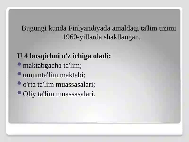 Finlyandiya ta'lim tizimi 3