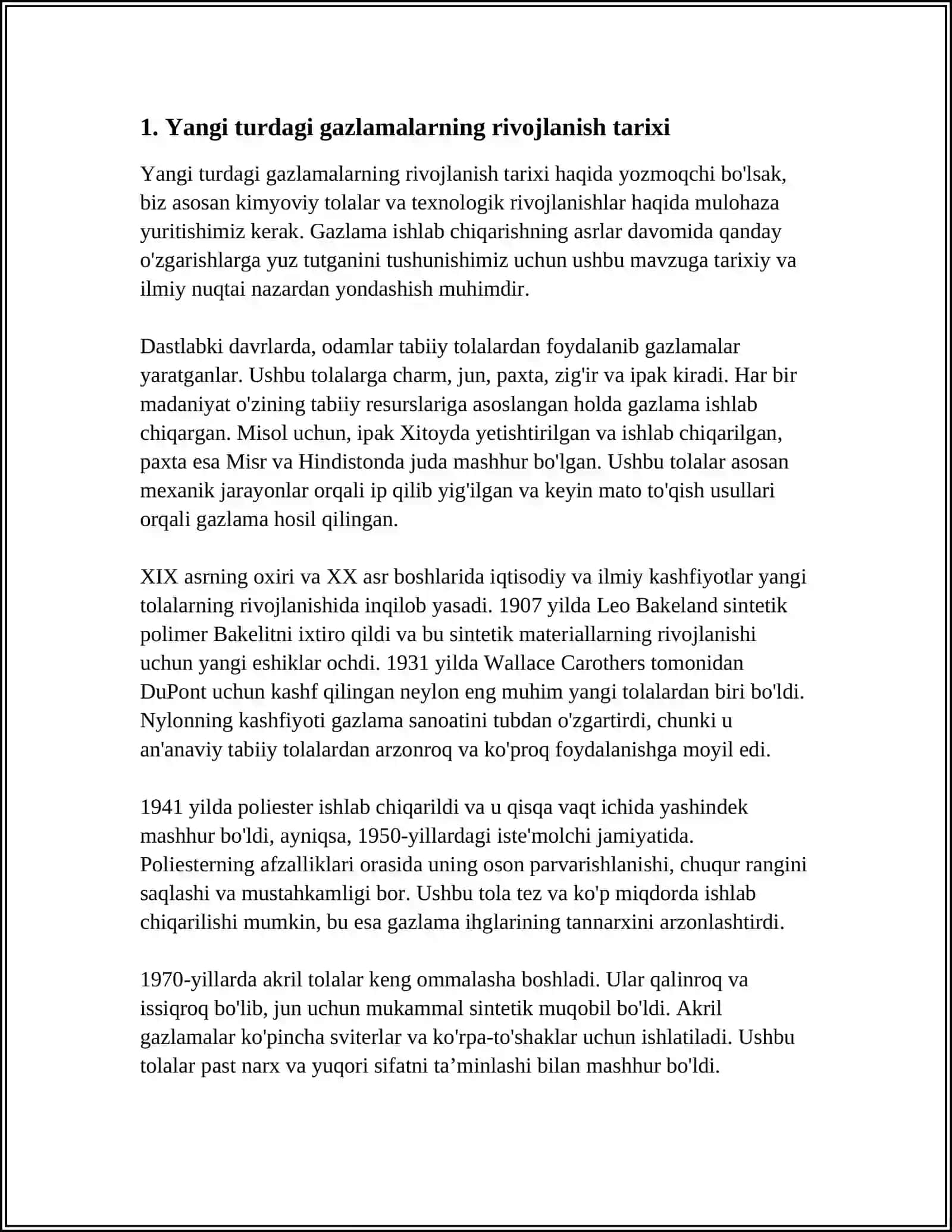 YANGI TURDAGI GAZLAMALAR 3