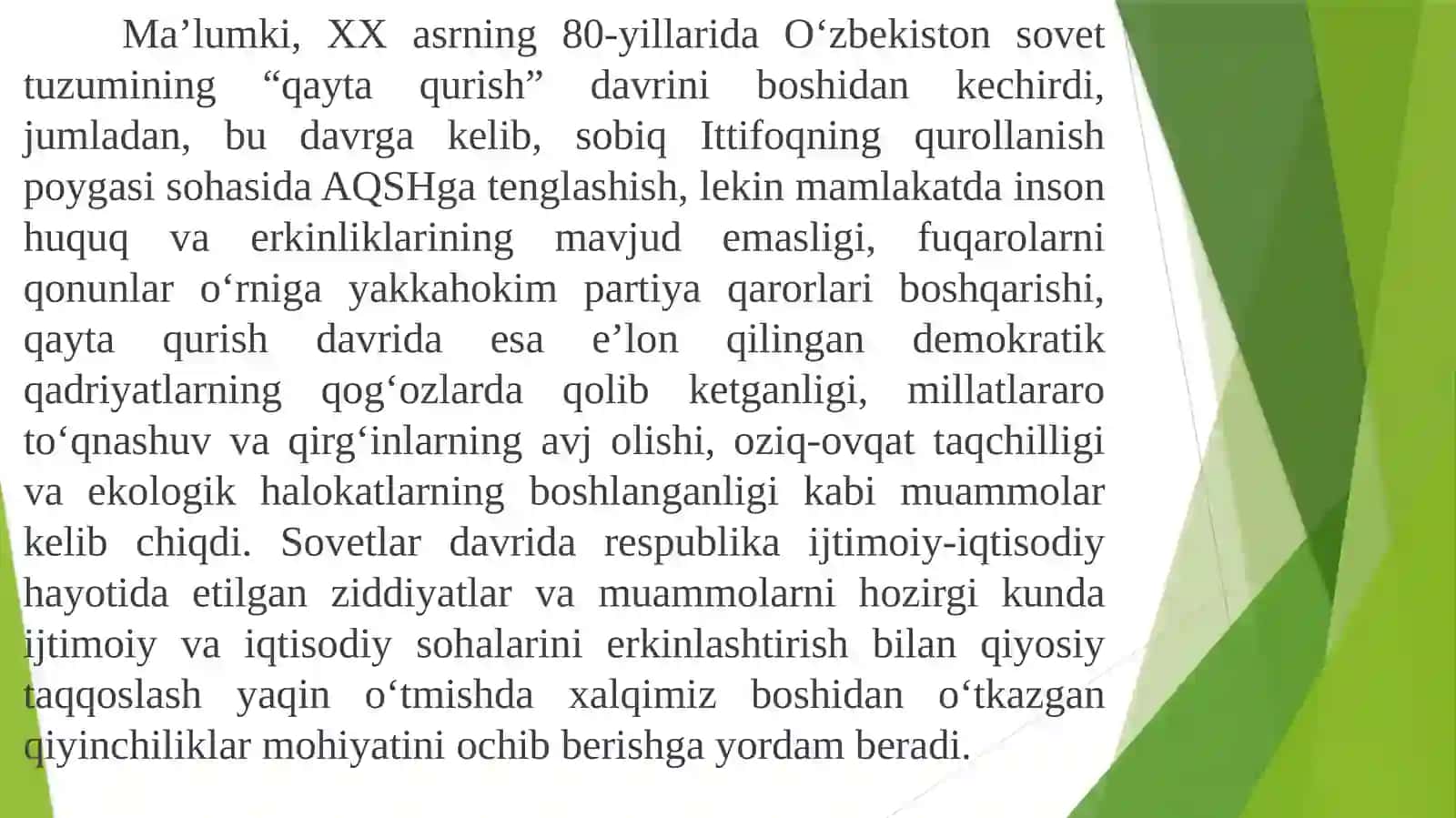 O‘zbekistondagi ijtimoiy-siyosiy jarayonlar 3