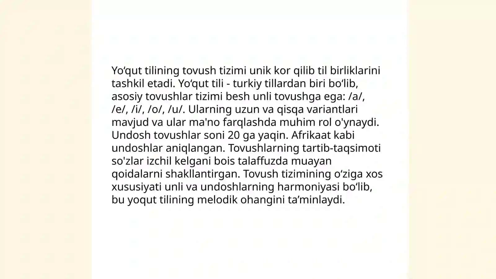 Yoqut tilining fonetik, leksik, grammatik xususiyatlari 3