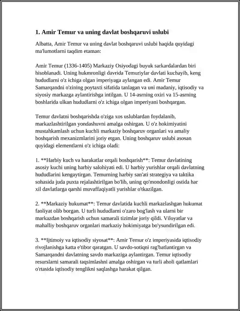 AMIR-TEMUR BUYUK DAVLAT ARBOBI 3