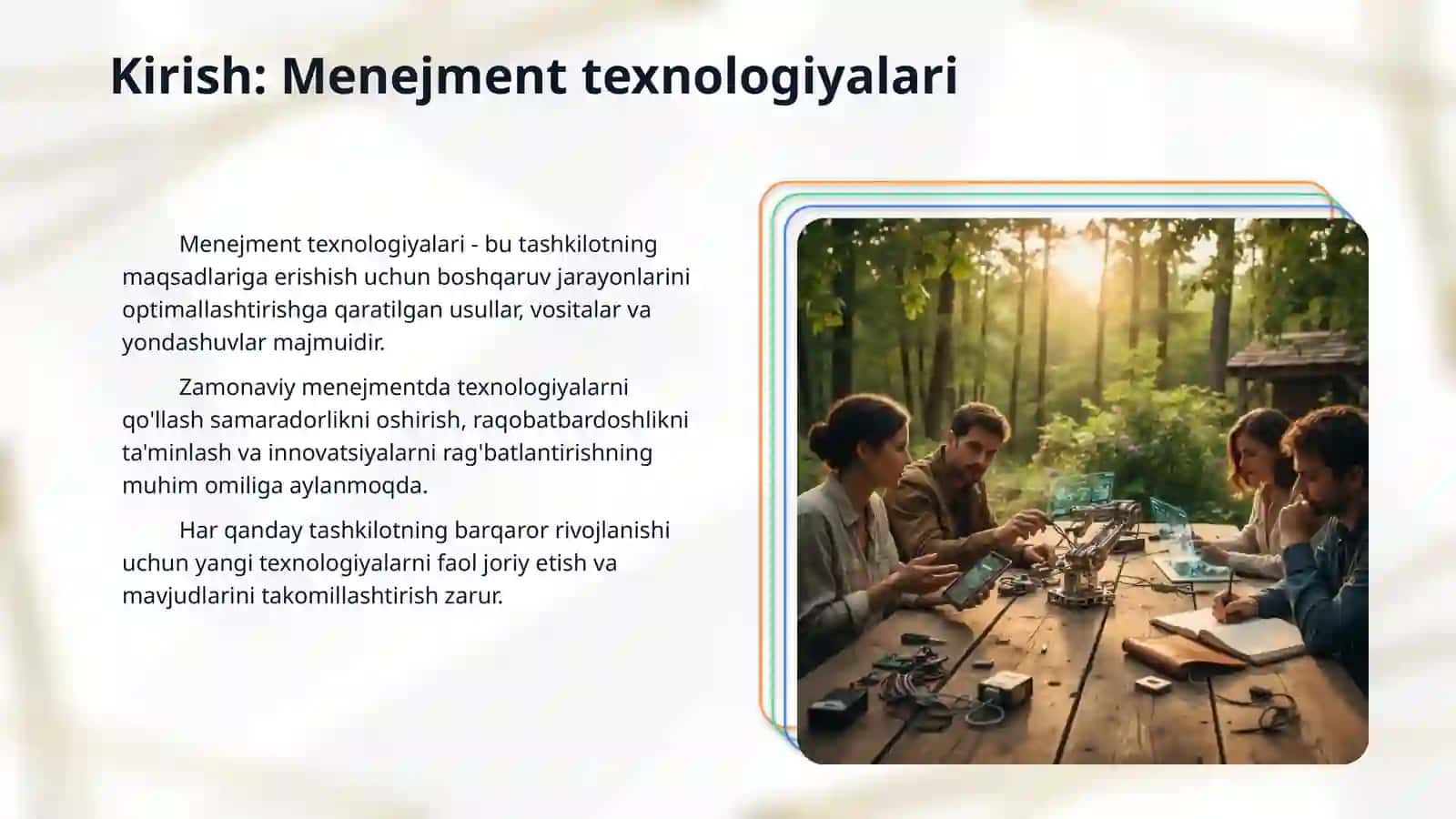 Menejment texnologiyalari 3