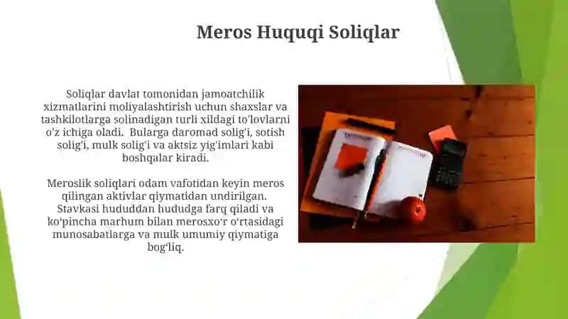 Soliqlar va majburiy to'lovlar 3