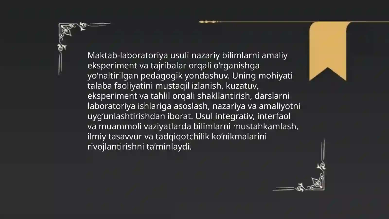 Maktab-laboratoriya usuli 3