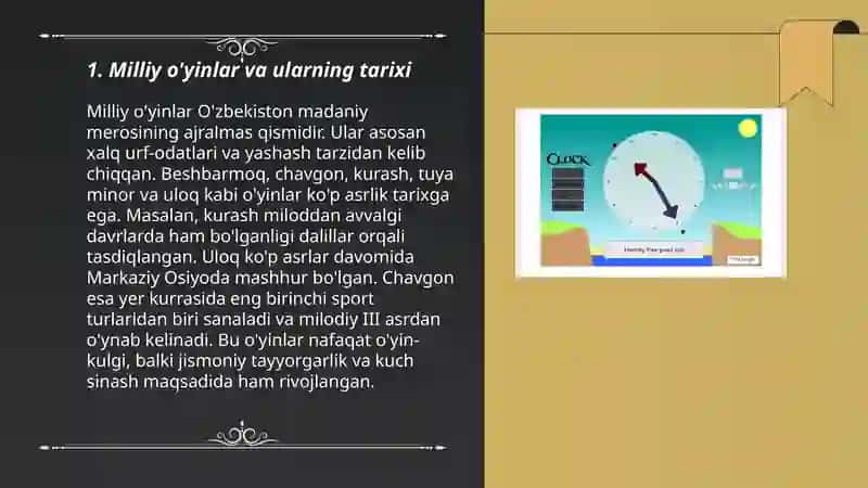 Milliy o'yinlarning sport turlari bilan integratsiya 3