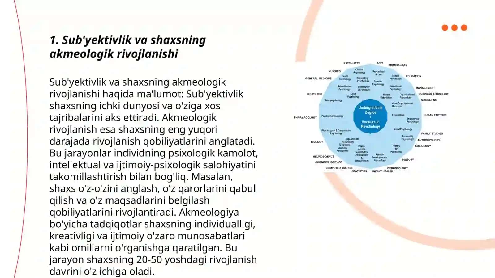 Psixologiya va akmalogiyada sub'yektifs atida paradigma 3