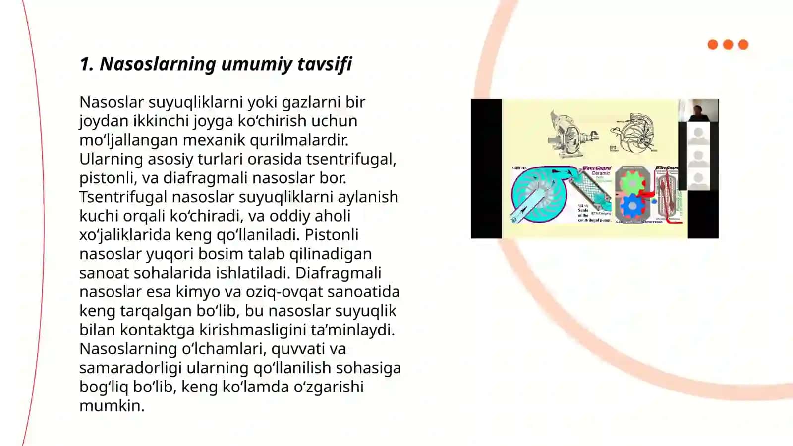 Nasos turlari bilan tanishish 3