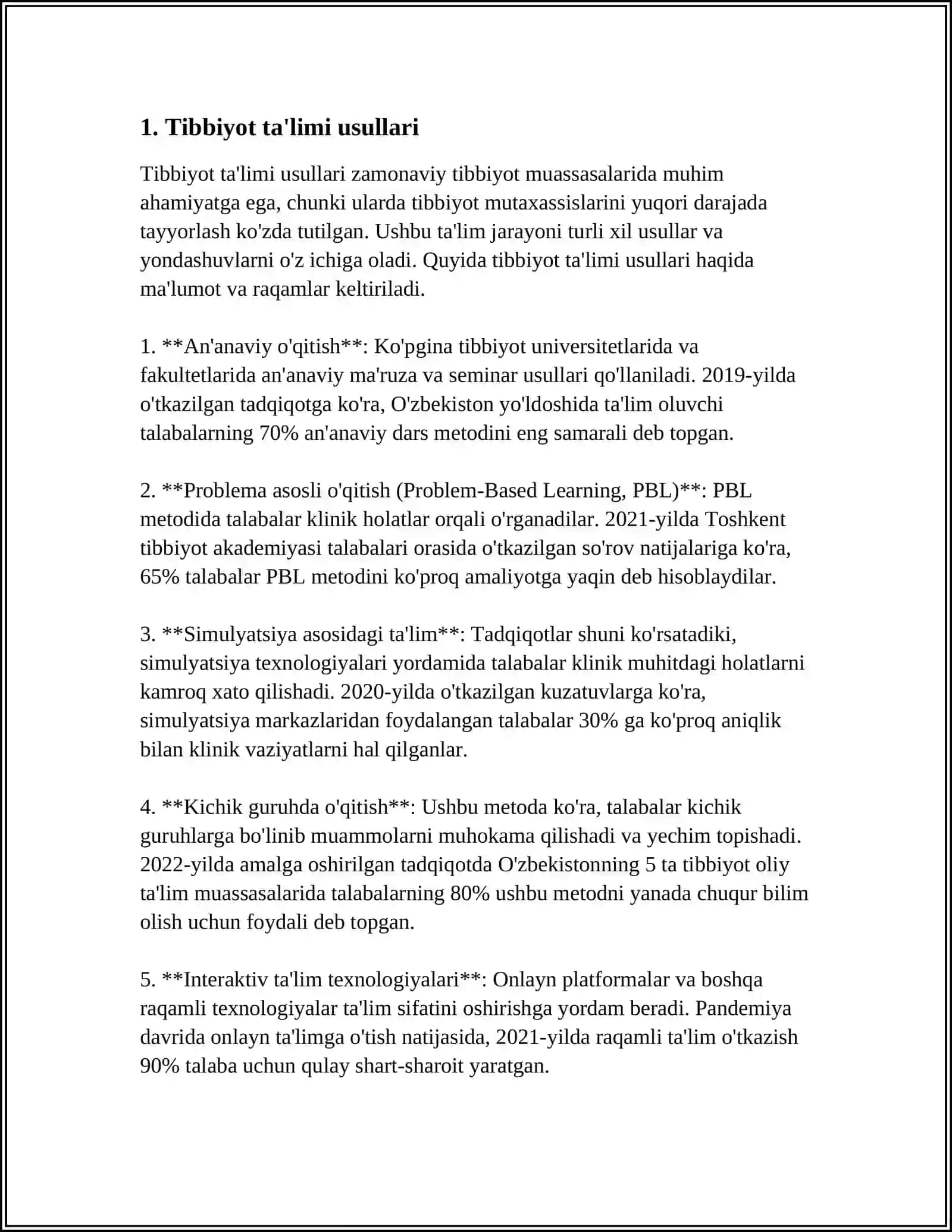 QARSHI DAVLAT UNIVERSITETI TIBBIYOT FAKULTETI 3