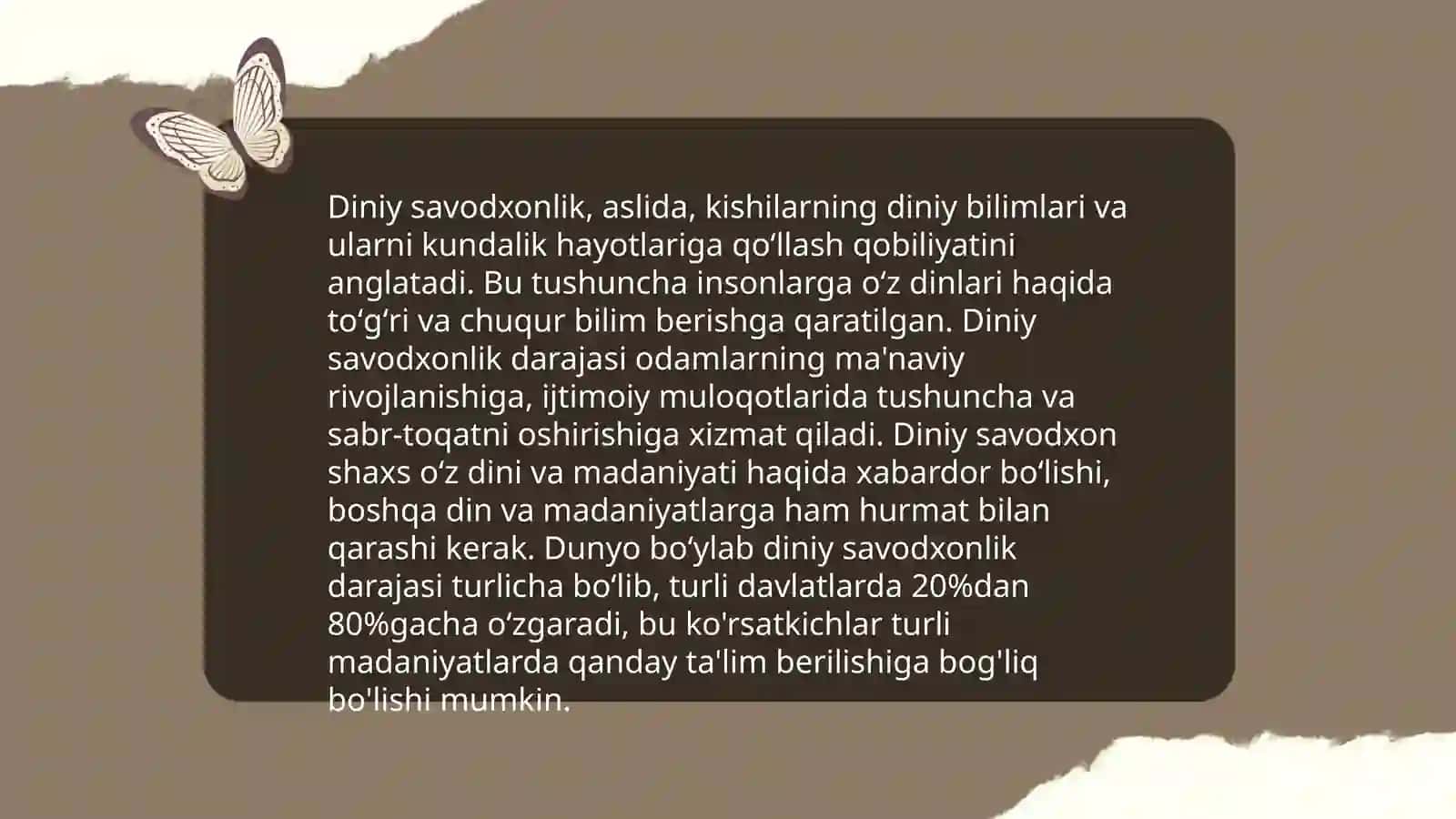 Talabalar bilan diniy savodxonlik 3
