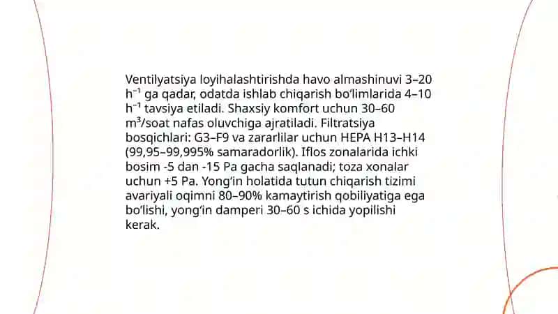 Ishlab chiqarish boʻlimlarini loyihalash 3