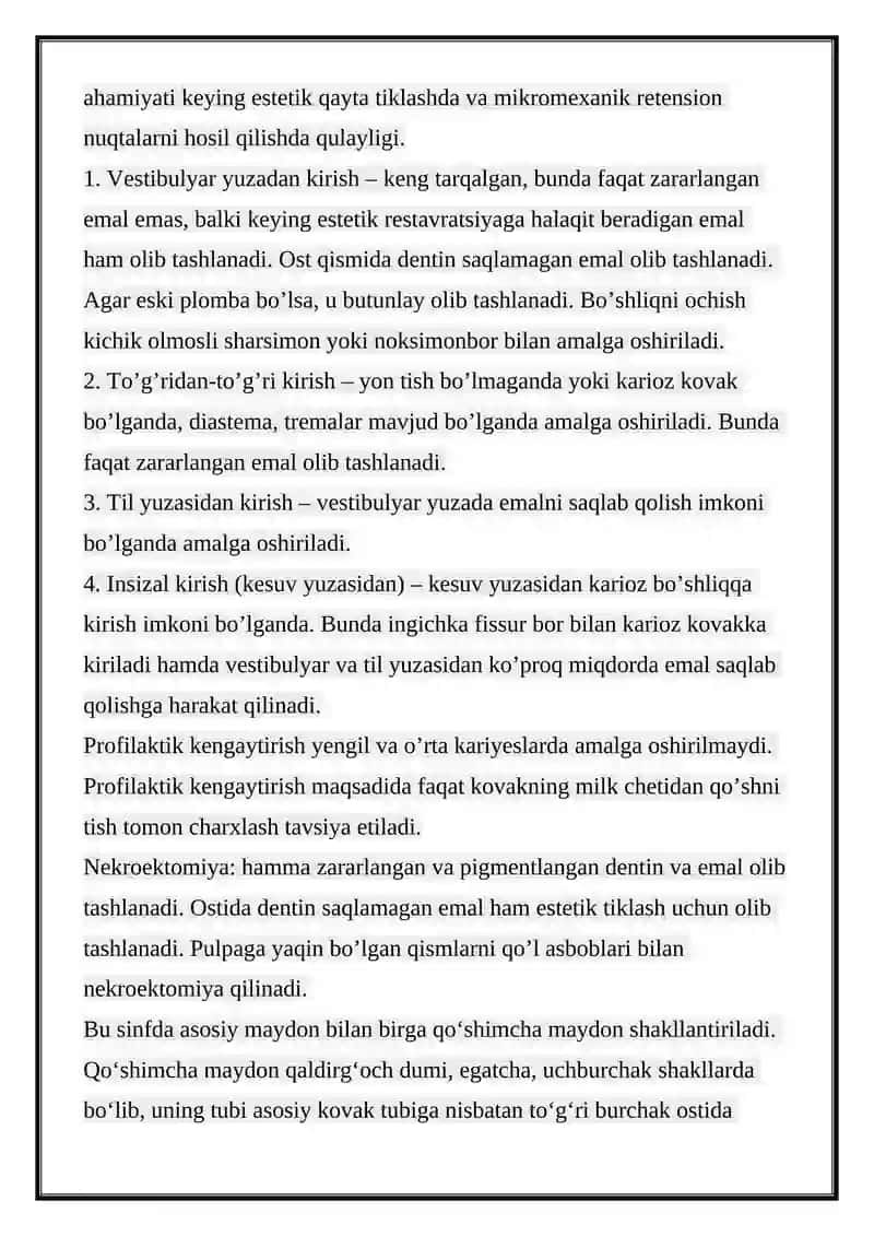 BLEK BO'YICHA V-VI KARIES 3