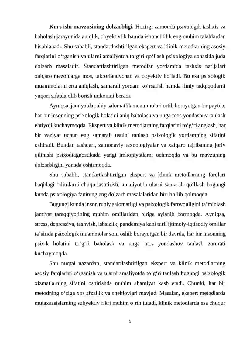 Psixodiagnostika va eksperimental psixologiya 3