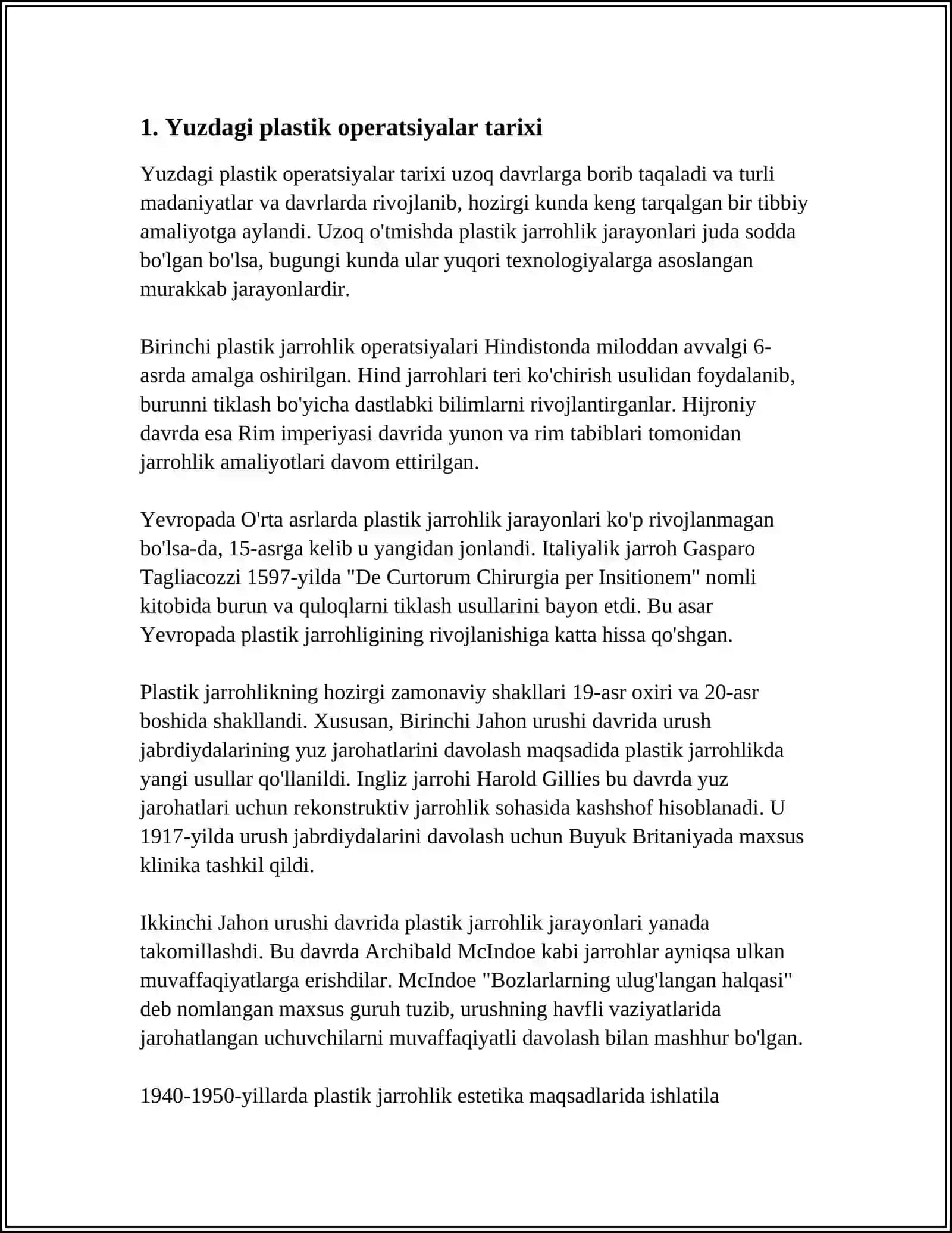 YUZDAGI PLASTIK OPERATSIYALAR XUSUSIYATLARI 3