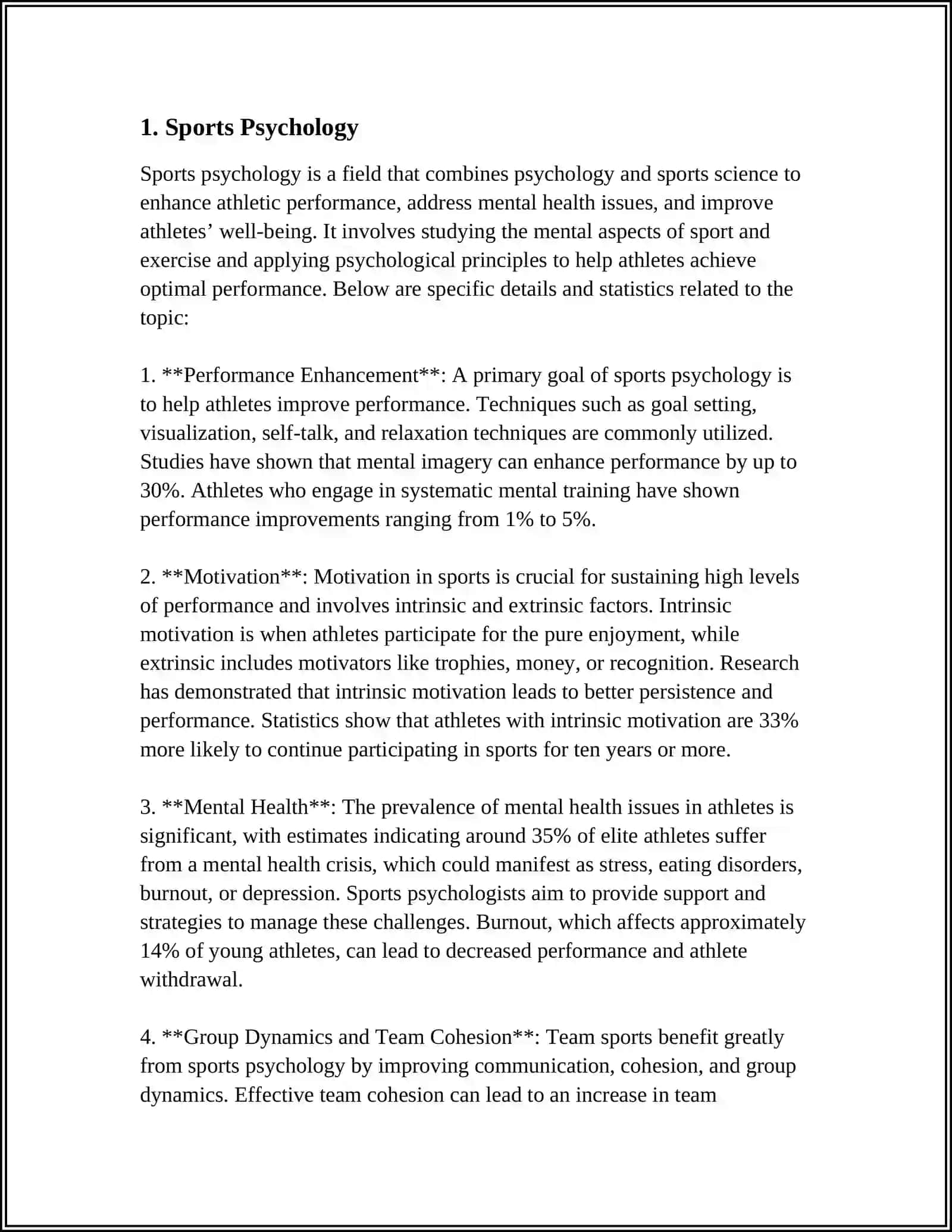 SPORTS PSYCHOLOGY 3