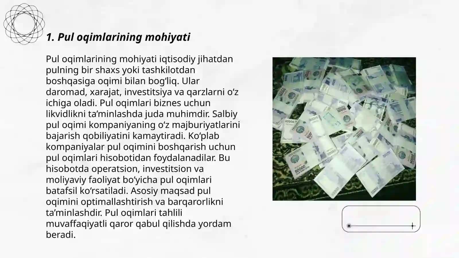 Pul oqimlari 3