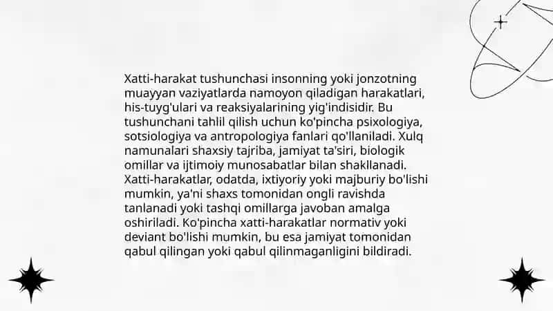 Xatti-harakat tushunchasi (P.K.Anoxin) 3