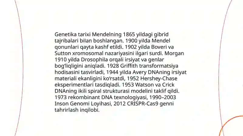 Umumiy genetika asoslari 3