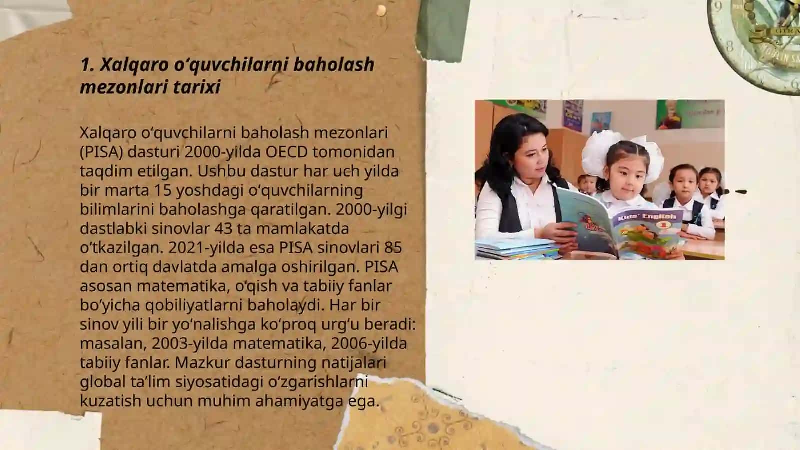 Xalqaro Oʻquvchilarni Baholash Mezonlari 3