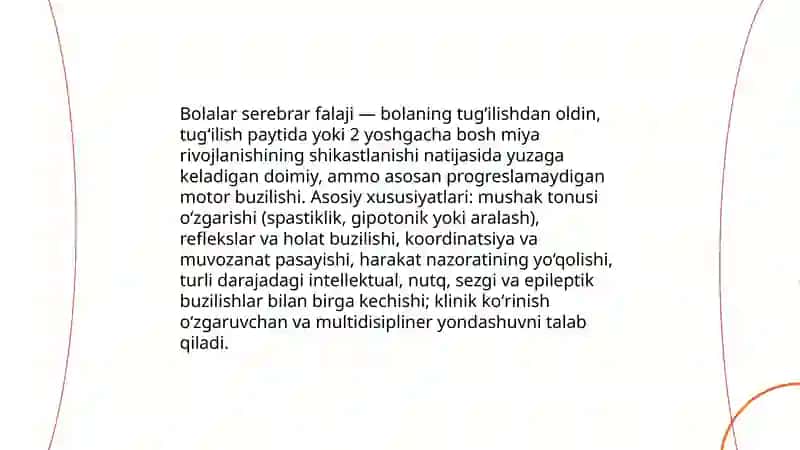 Bolalar serebrar falaji 3