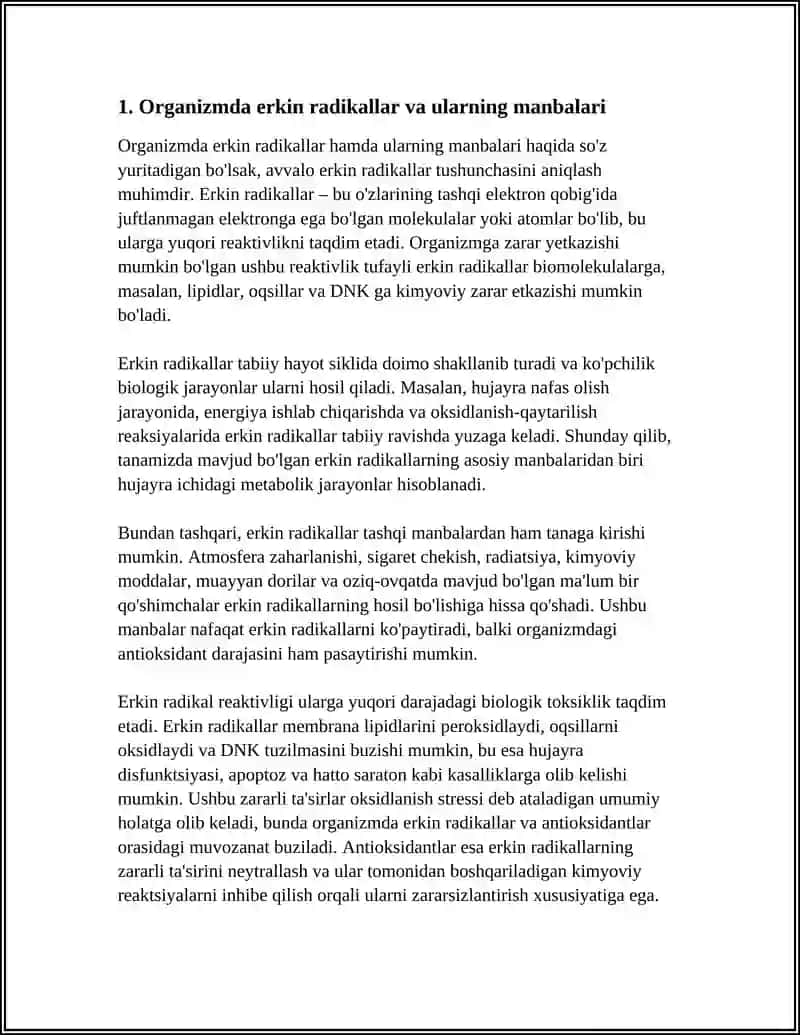 ORGANEZIMDAGI ANTIOKSENTLIK TIZMI 3