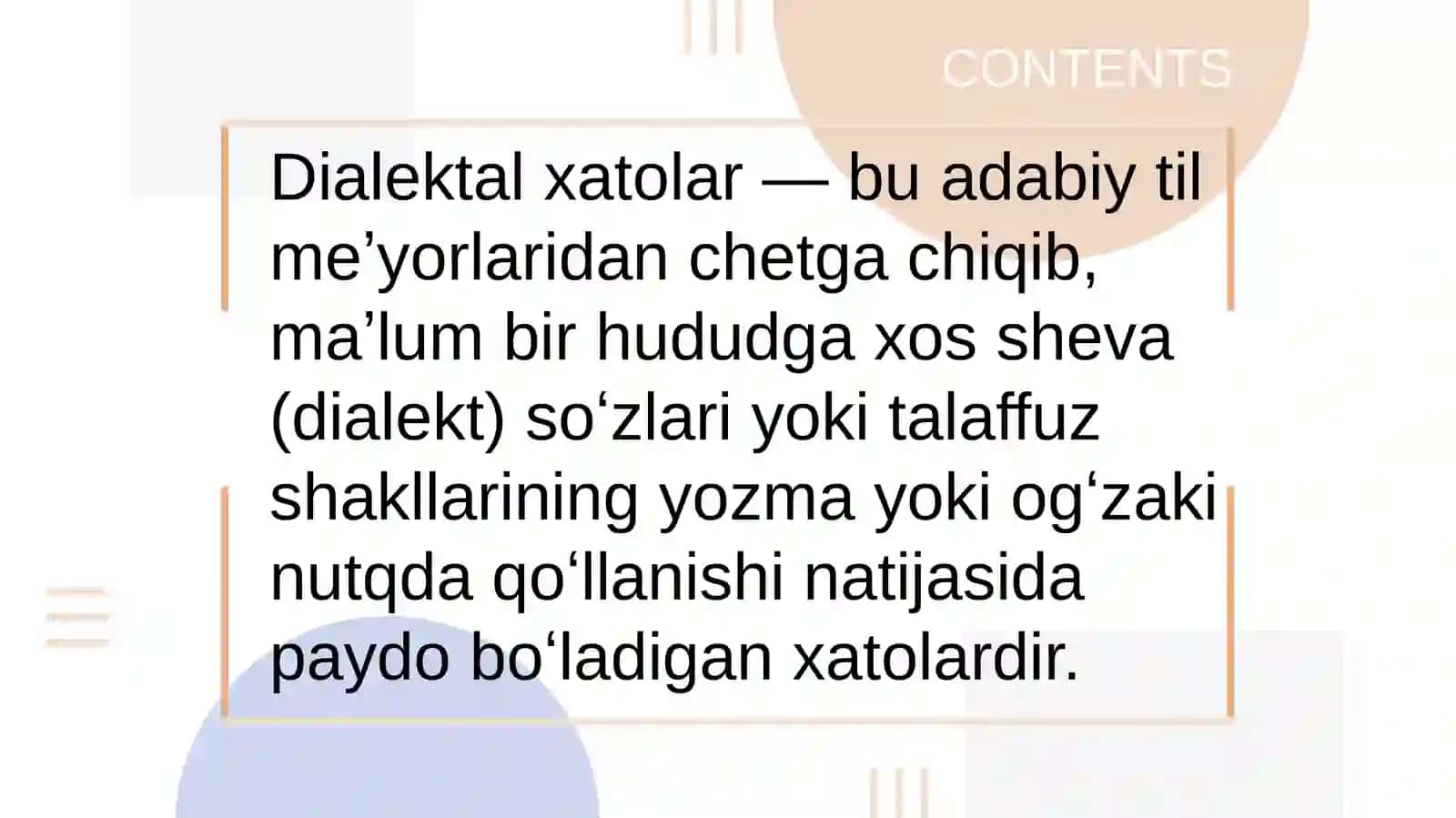 Dialektal xatolar va ularni bartaraf etish yoʻllari 3