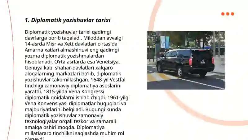 Diplomatik va tijorat yozishmalari 3