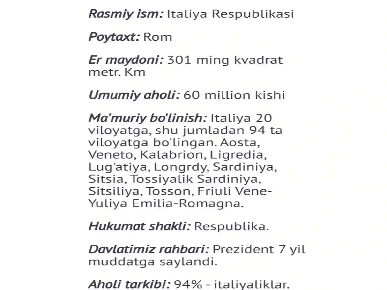 Italiya davlat boshqaruvi 3