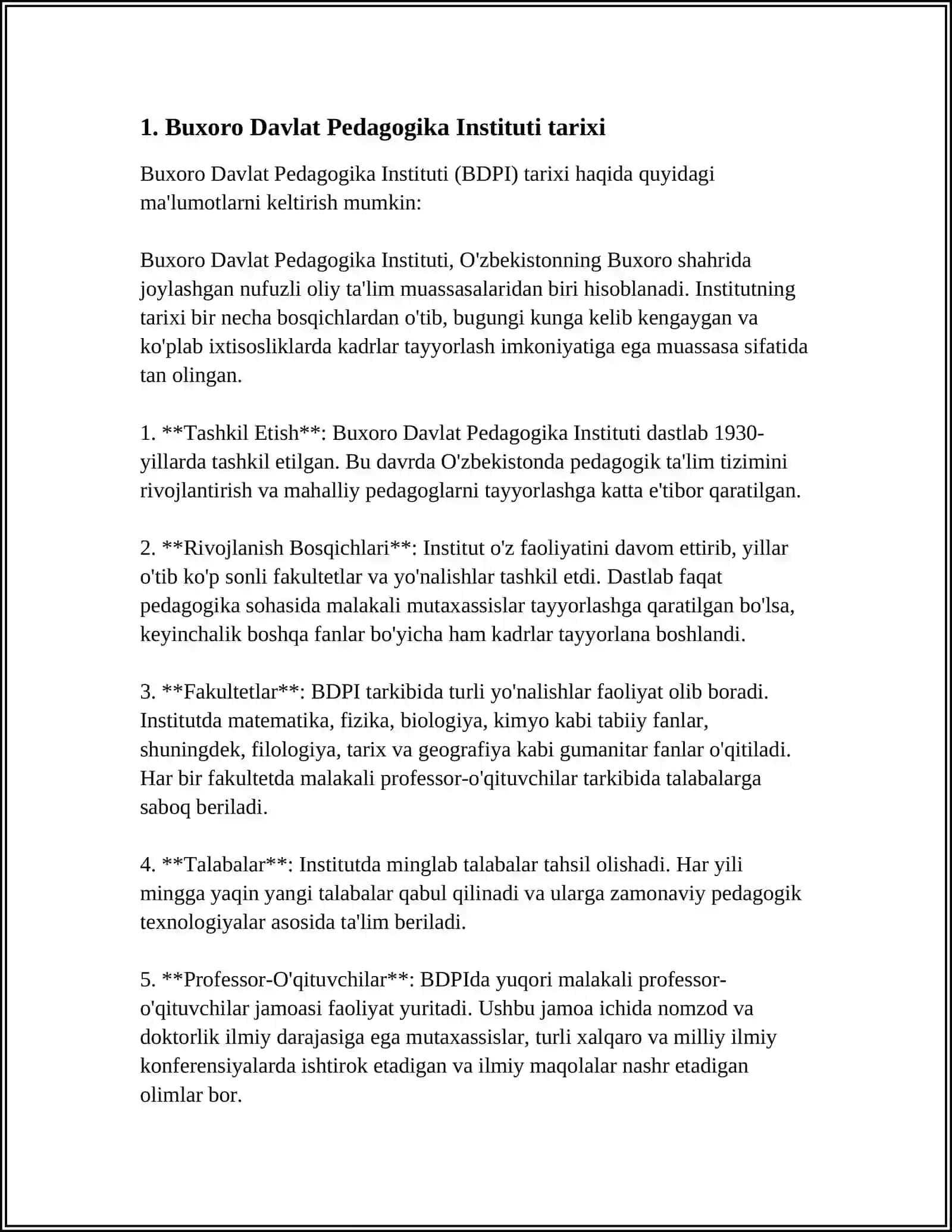 Buxoro Davlat Pedagogika Instituti Tarixi 3