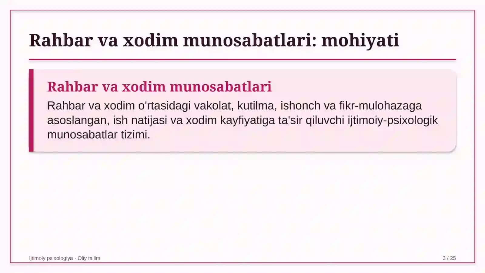 Kriminalistika laboratoriyalarida rahbar va xodim munosabatlari psixologiyasi 3