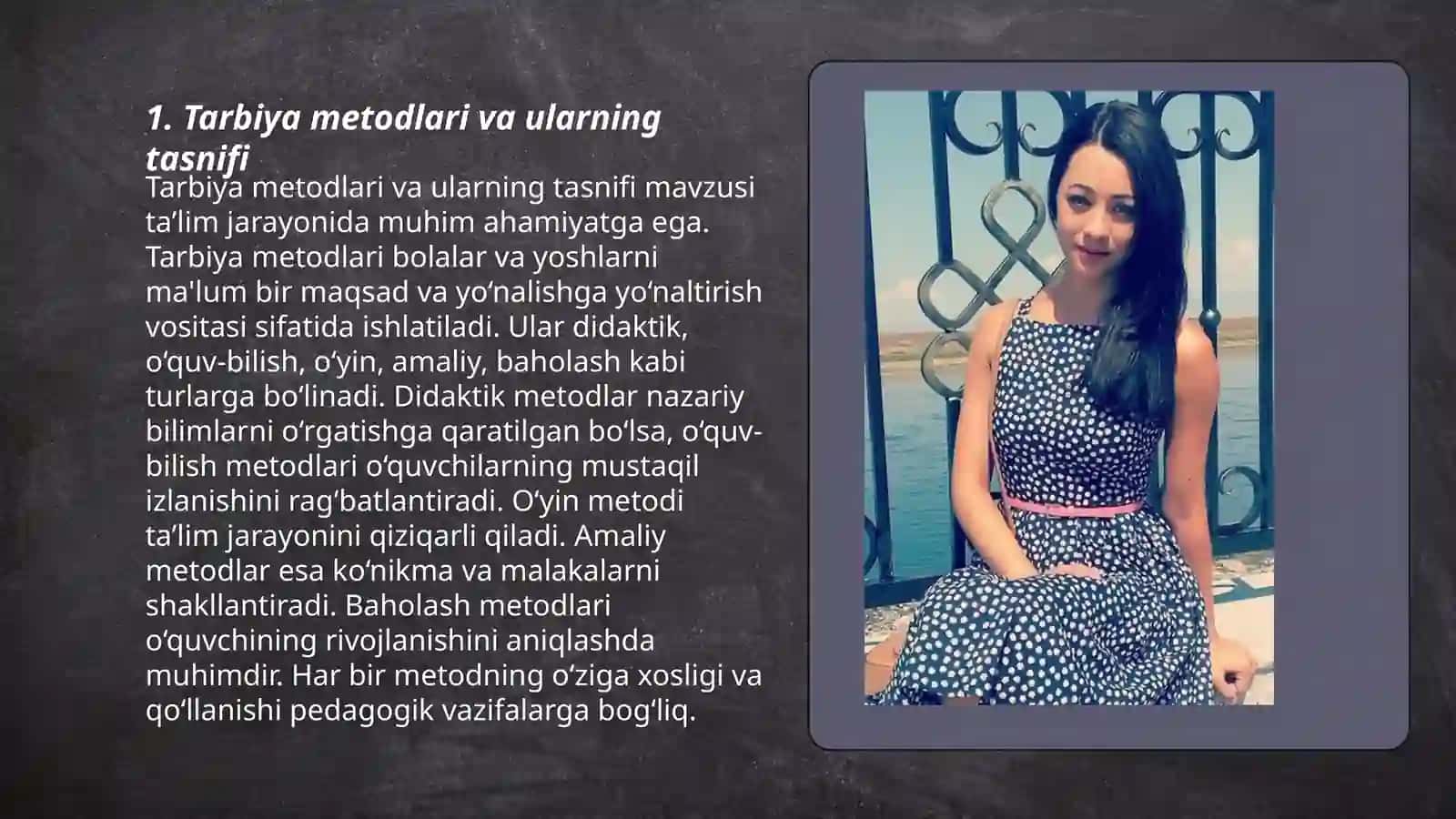 Tarbiya metodlari va turlari 3
