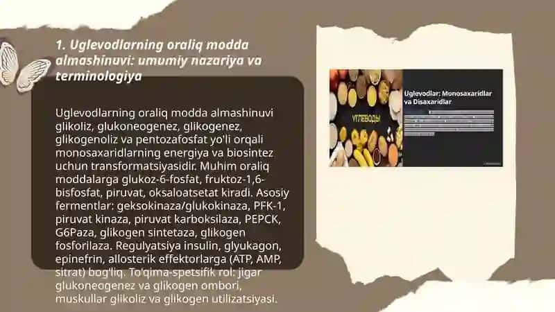 Uglevodlarning oraliq modda almashinuvi 3