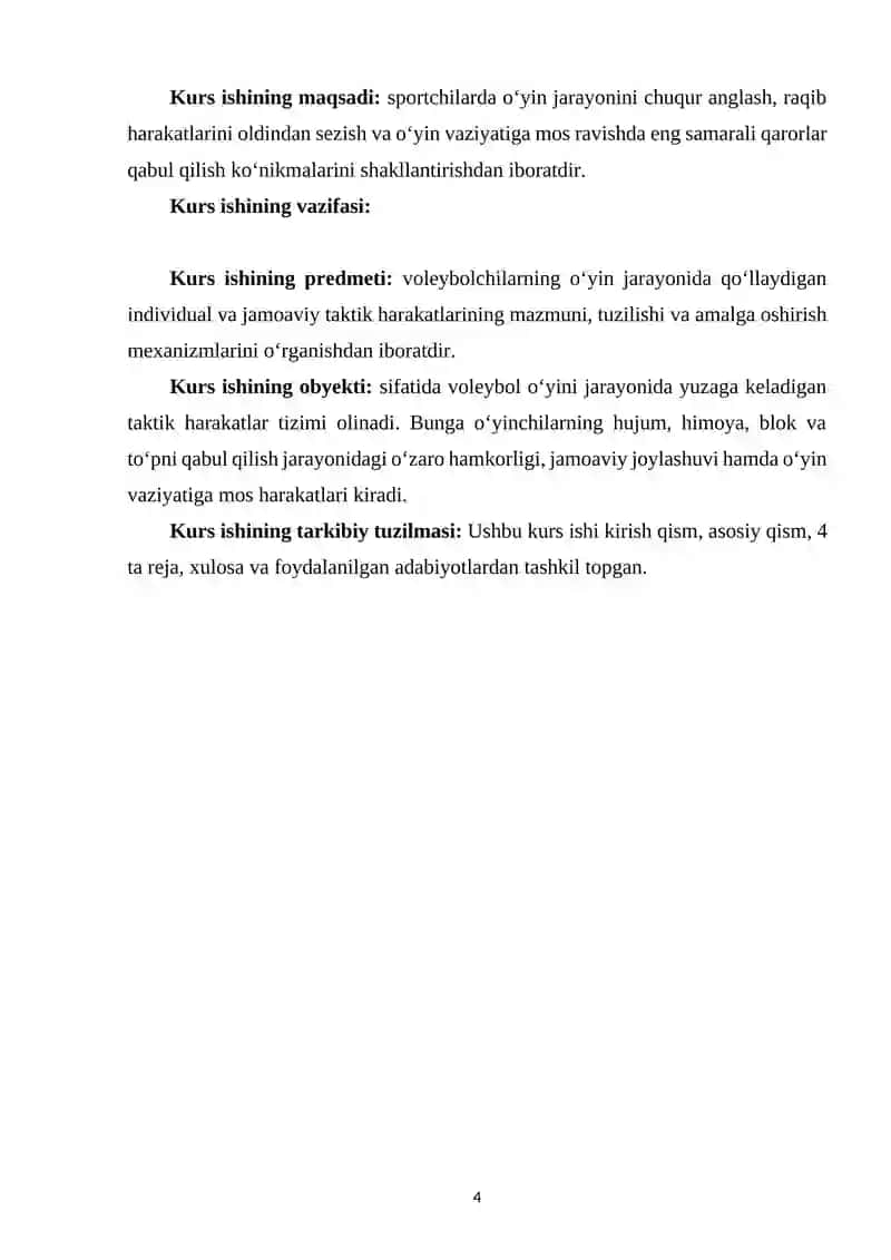 Voleybol o‘yin taktikasi asoslari 3