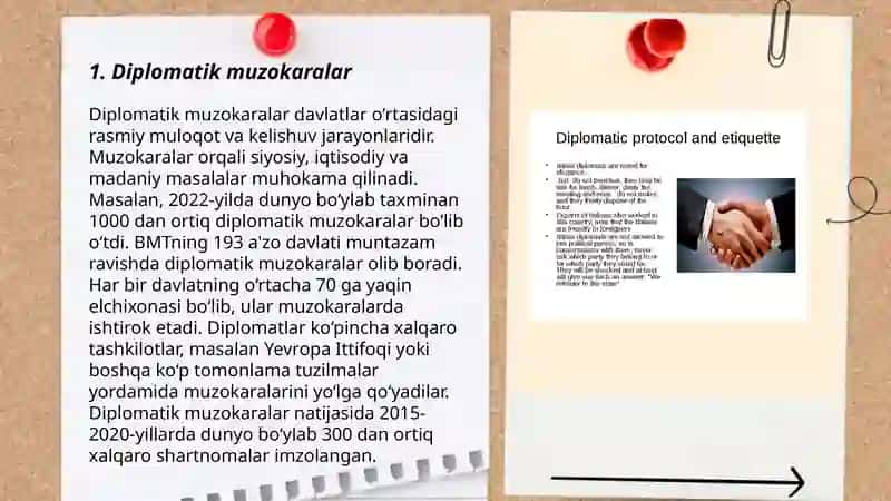Diplomatik aloqalar 3