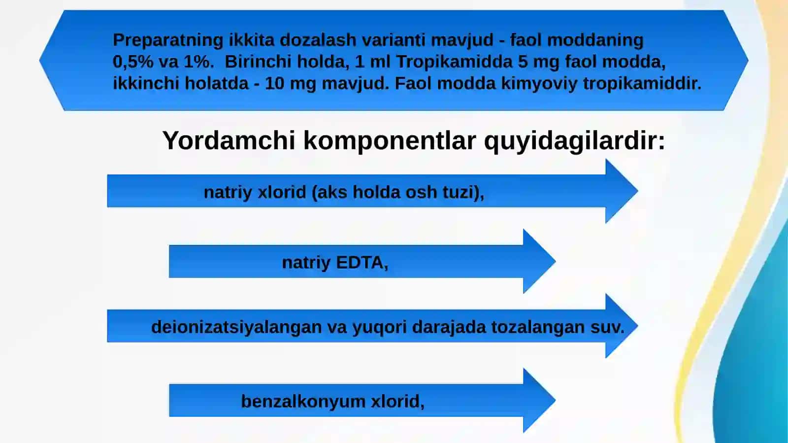 Tropikamid dori 3