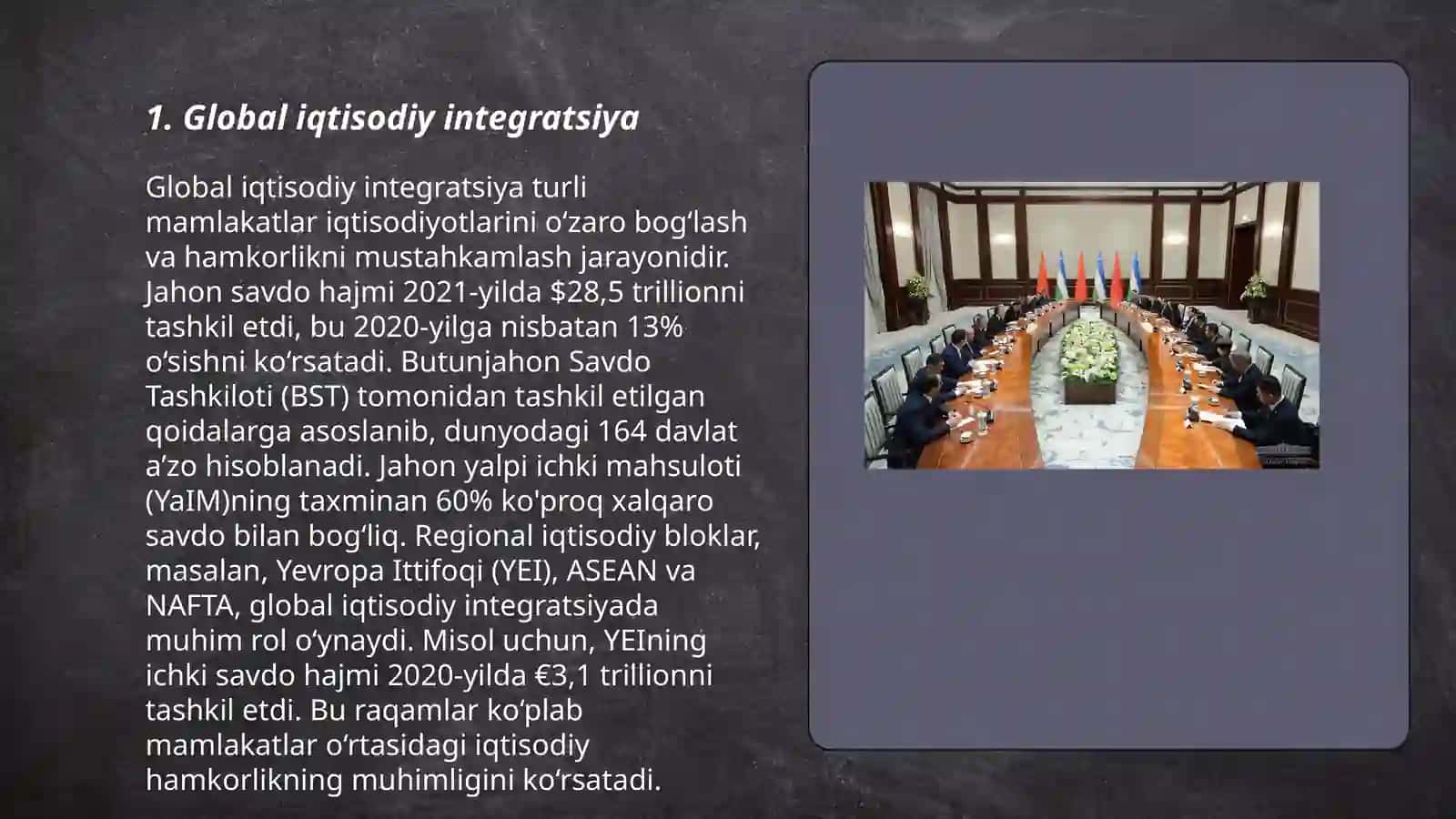 Global iqtisodiy integratsiya 3