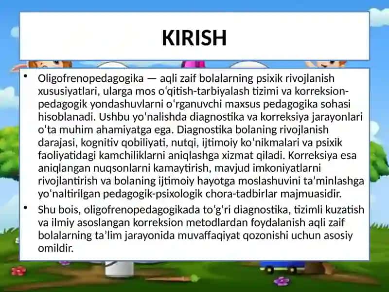 OLOGOFRENOPEDAGOGIKADA DIAGNOSTIKA VA KORREKSIYA 3