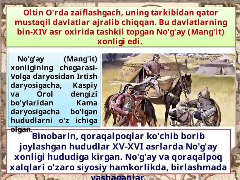 XVI-XIX ASRLARDA QORAQALPOQLAR 3