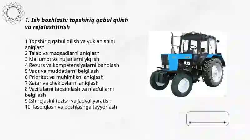 Ishlar ro'yxati 3
