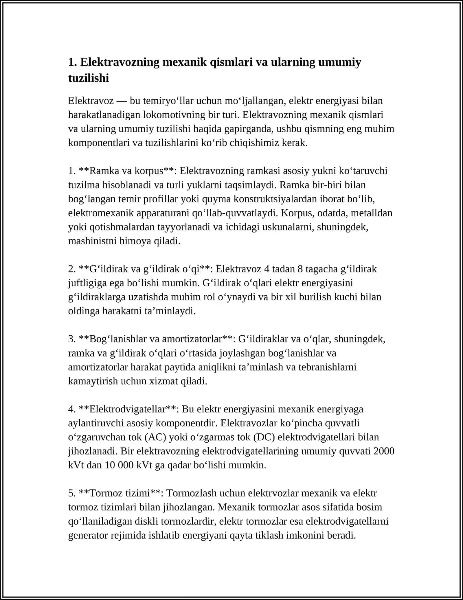 ELEKTRAVOZINI 3