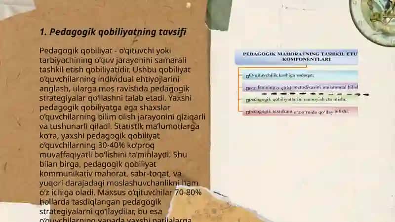 Pedagogik qobiliyatning asosiy turlari 3