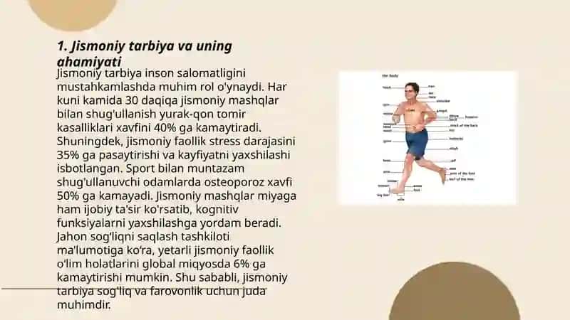 Organizmni Jismoniy Sogʻlomlashtirish Usullari 3