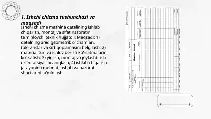 Mashina detallari ishchi chizmasini shakllanishi 3